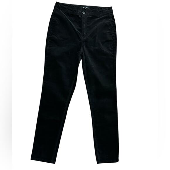 Almost Famous Black Velvet Jeans Womens Size 13 Cotton/Spandex - Picture 1 of 8